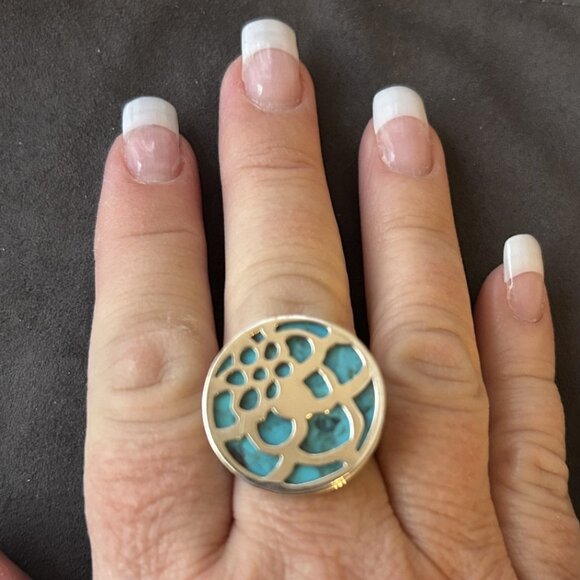 Silpada 4-in-1 3 Disc Sterling Silver Ring R2159 size 9 - Picture 6 of 7